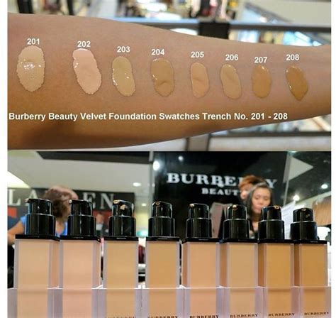 burberry velvet foundation|burberry deep makeup.